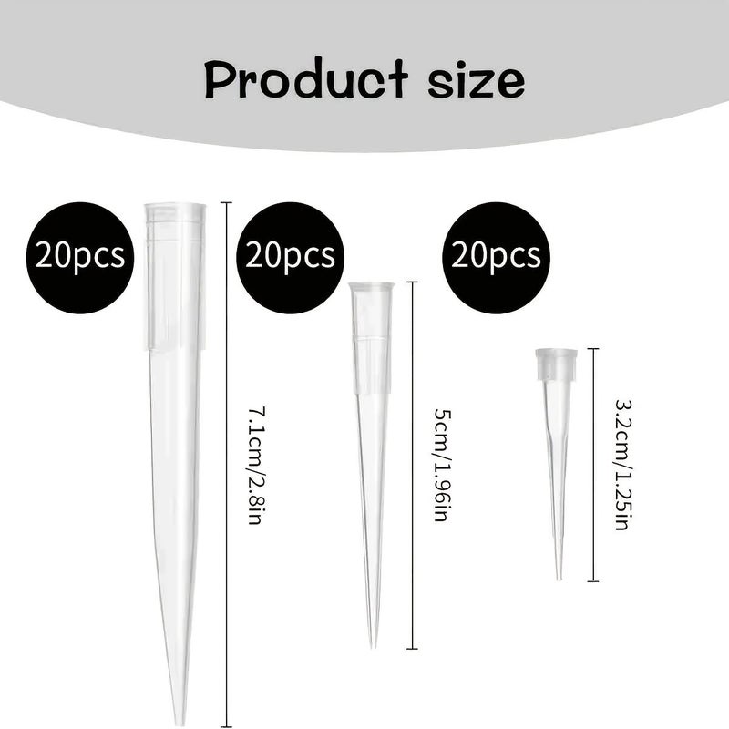 60pcs Flower Posy Tubes 3 Sizes Flower Holder for Arrangement Cake Decorating - Image 4