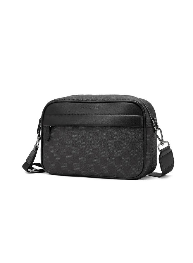 Mark Fairwhale Mark Fair Men's Crossbody Bag Retro Vintage Floral Pattern Casual Commuter Single Shoulder Bag Men's Small Crossbody Bag Mobile Phone Bag - Image 2