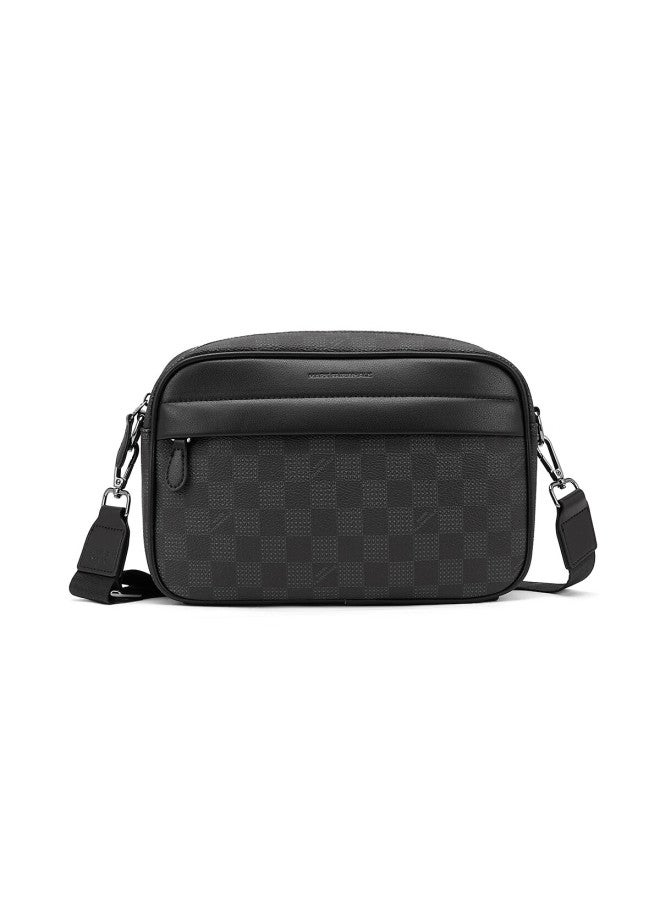 Mark Fairwhale Mark Fair Men's Crossbody Bag Retro Vintage Floral Pattern Casual Commuter Single Shoulder Bag Men's Small Crossbody Bag Mobile Phone Bag - Image 4