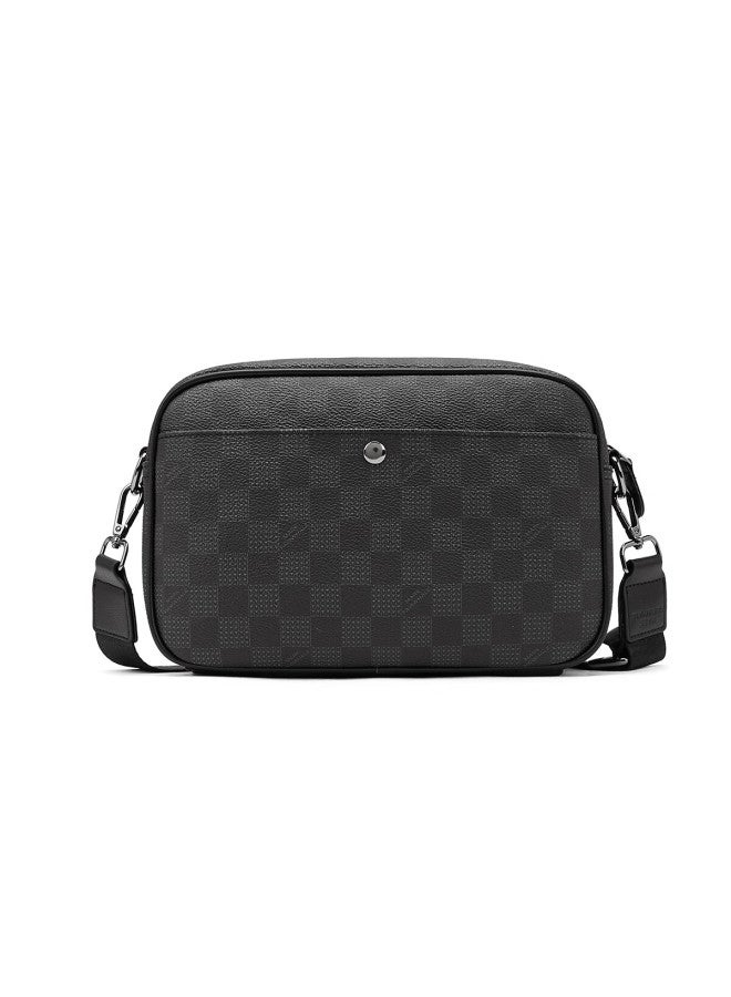 Mark Fairwhale Mark Fair Men's Crossbody Bag Retro Vintage Floral Pattern Casual Commuter Single Shoulder Bag Men's Small Crossbody Bag Mobile Phone Bag - Image 3
