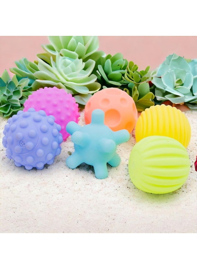 Whynot Baby Sensory Balls – 6 Soft Multicolor Balls for Sensory & Motor Skill Development - Image 5
