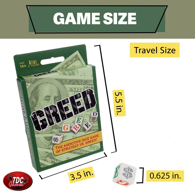 TDC Games Greed Dice Game - Image 4