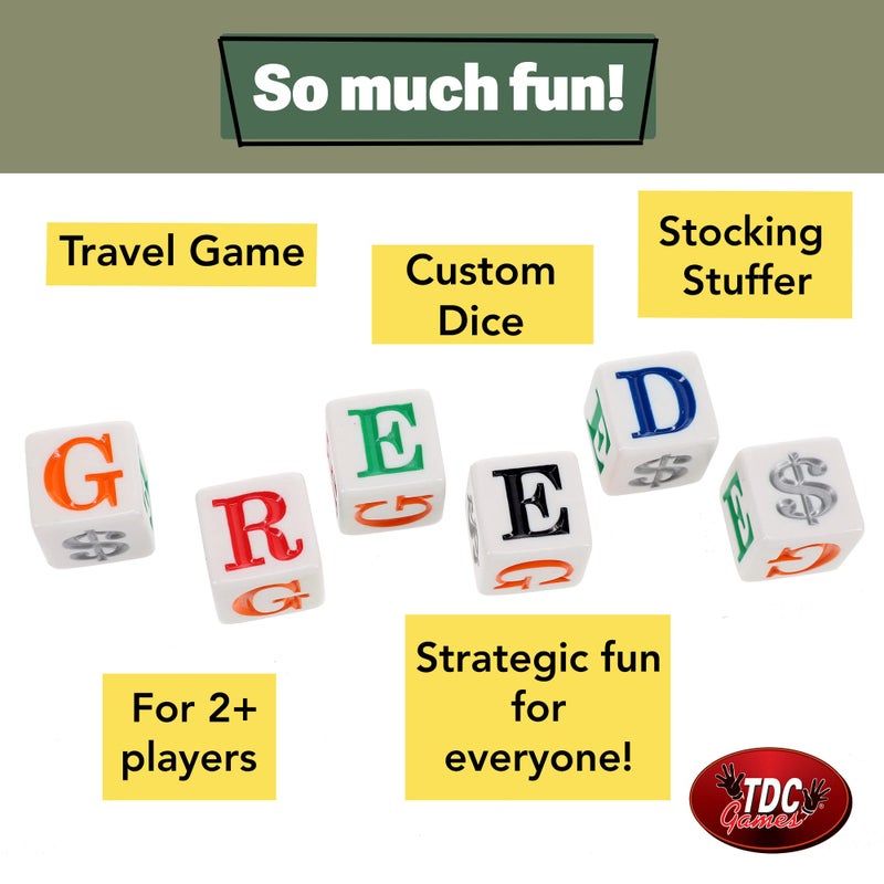 TDC Games Greed Dice Game - Image 3