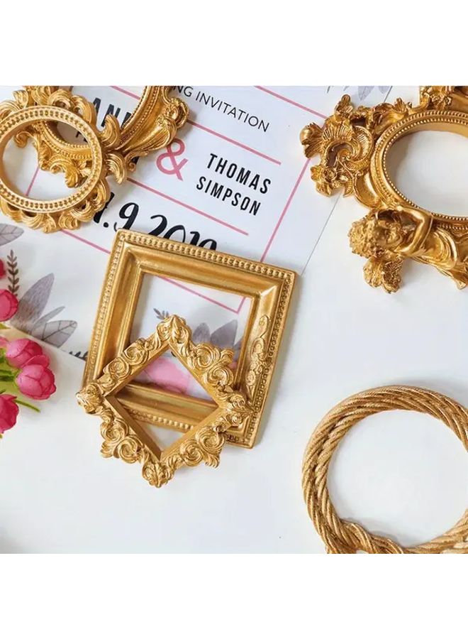 European Victorian Angel Frame Resin Mini Photo Holder Jewelry Display Decor - Image 5