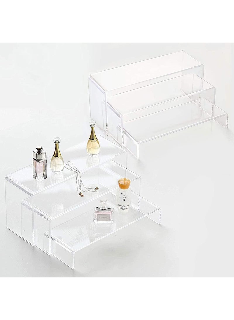 Acrylic Risers Display Clear Showcase Shelf Figures Buffets Cupcakes Jewelry Display Stands for Table Decorations - Image 3