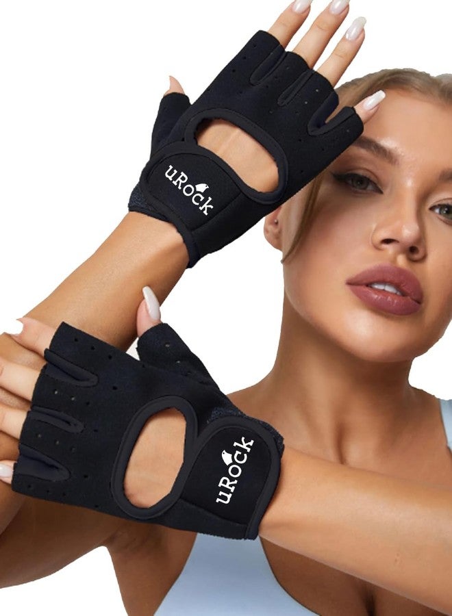UROCK Weight Lifting Gloves for Gym Workout, Crossfit, Weightlifting, Fitness & Cross Training - The Best for Men & Women (Black) - Image 1
