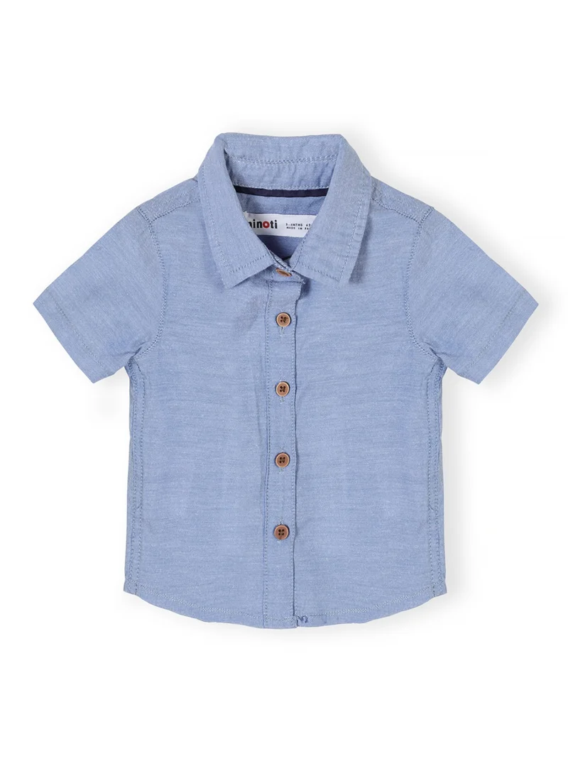 MINOTI Kids Shirt And Linen Pant Set