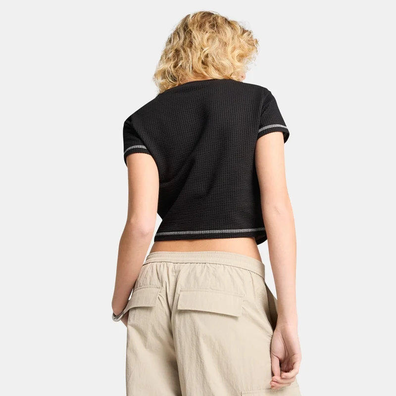 بوما بلوزة دير تو القصيرة بملمس بارز للنساء