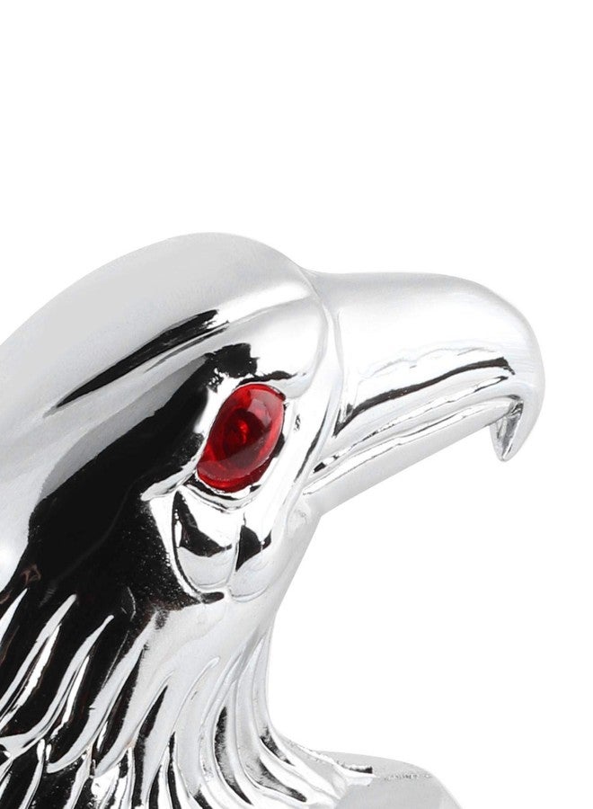 Ymiko Motorcycle Ornament, Universal Motorcycle Front Mudguard Decor Ornament Eagle Head Statue - Image 5