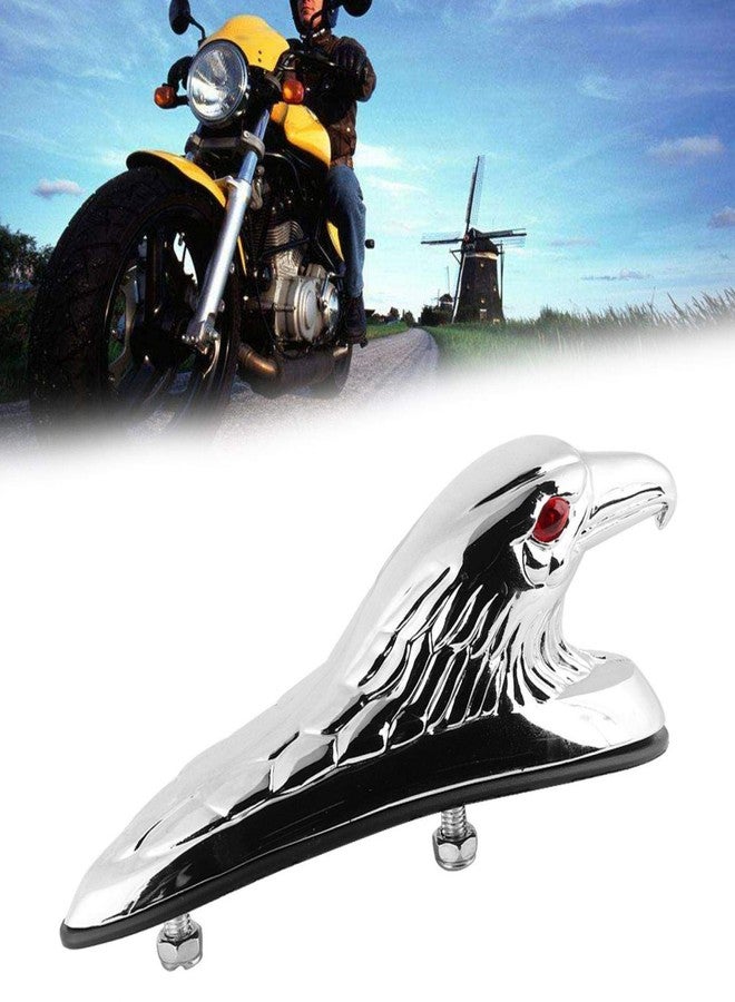Ymiko Motorcycle Ornament, Universal Motorcycle Front Mudguard Decor Ornament Eagle Head Statue - Image 3