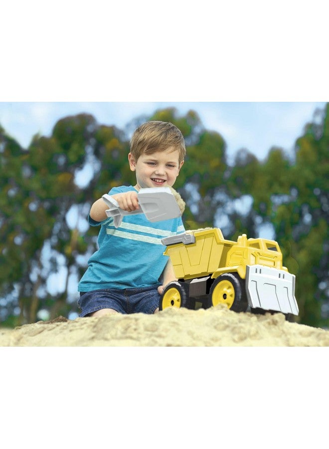 Matchbox Large-Scale Sand Truck with 5 Die-Cast Toy Construction Vehicles in 1:64 Scale, Indoor & Outdoor Play Multicolor - Image 2