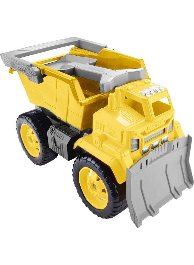Matchbox Large-Scale Sand Truck with 5 Die-Cast Toy Construction Vehicles in 1:64 Scale, Indoor & Outdoor Play Multicolor - Image 1