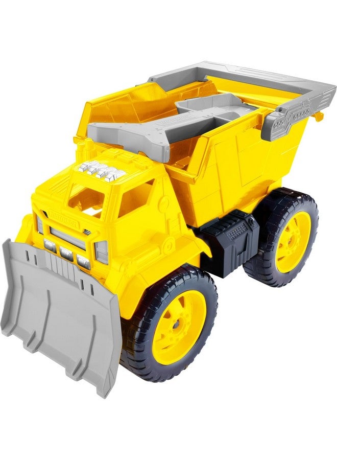 Matchbox Large-Scale Sand Truck with 5 Die-Cast Toy Construction Vehicles in 1:64 Scale, Indoor & Outdoor Play Multicolor - Image 4