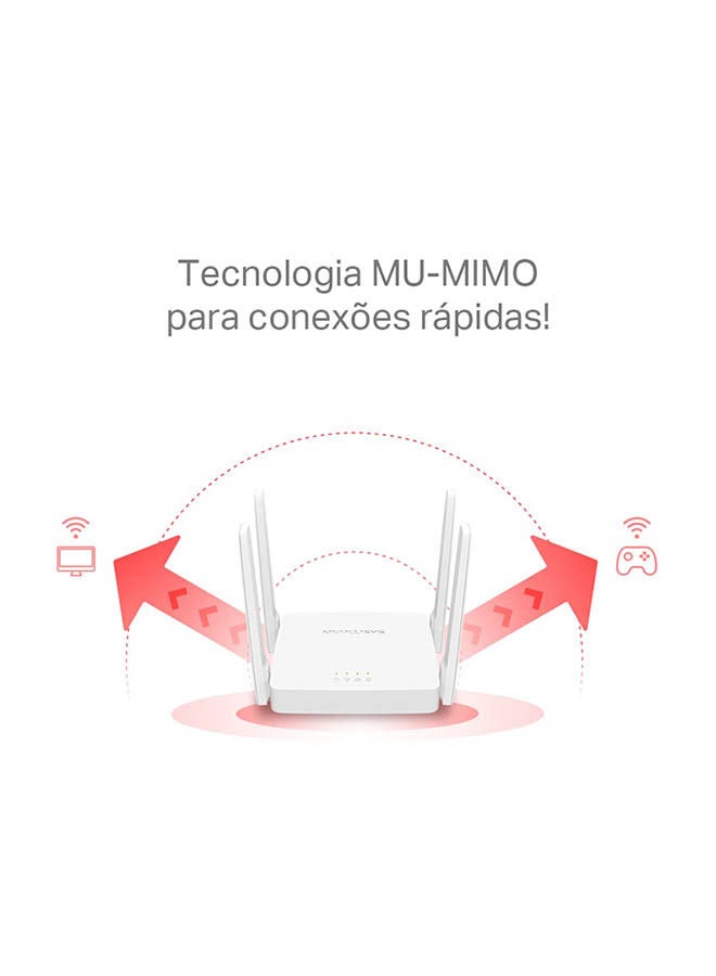 ميركوسيس جهاز التوجيه اللاسلكي ثنائي النطاق AC1200 - Image 3