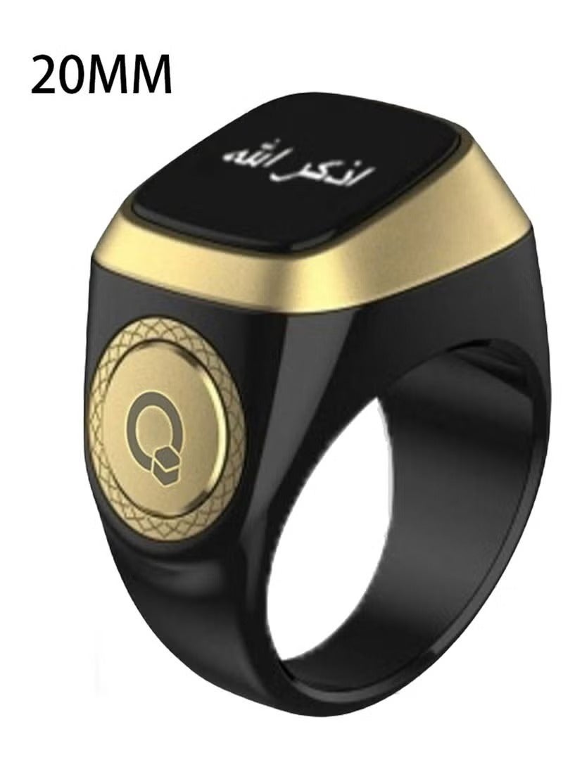Captaintech Smart Counter IQIBLA Tasbih Zikr Ring with Vibration Reminder - Image 1