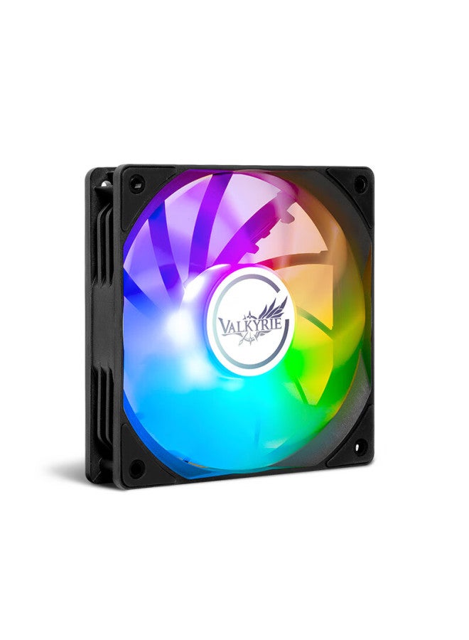 Valkyrie V12f Vk Fdb Dynamic Pressure Bearing 12cm Case Fan 4pin Pwm Argb Lighting - Image 1