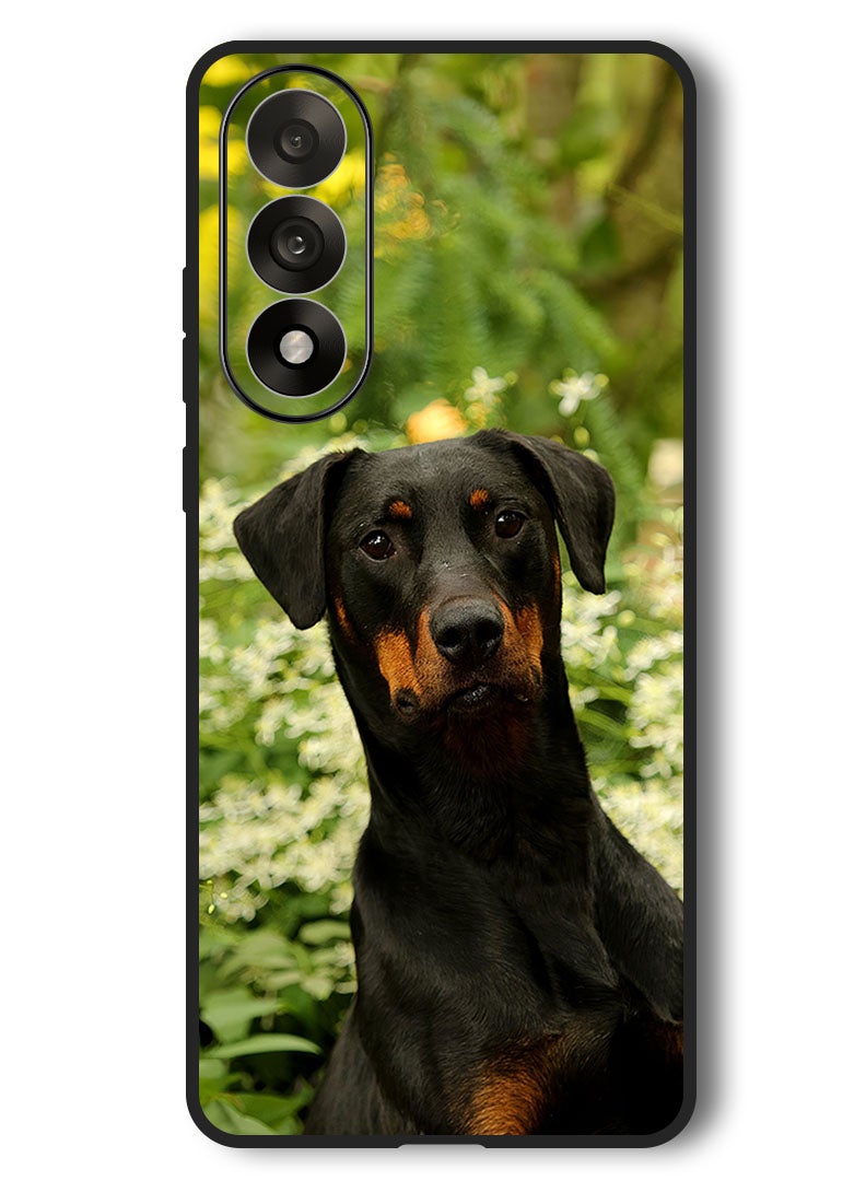 Theodor Case Compatible with OnePlus Nord 5 6.83 Inch Protection Shockproof Bumper Cover dog_pet_leaves - Image 1