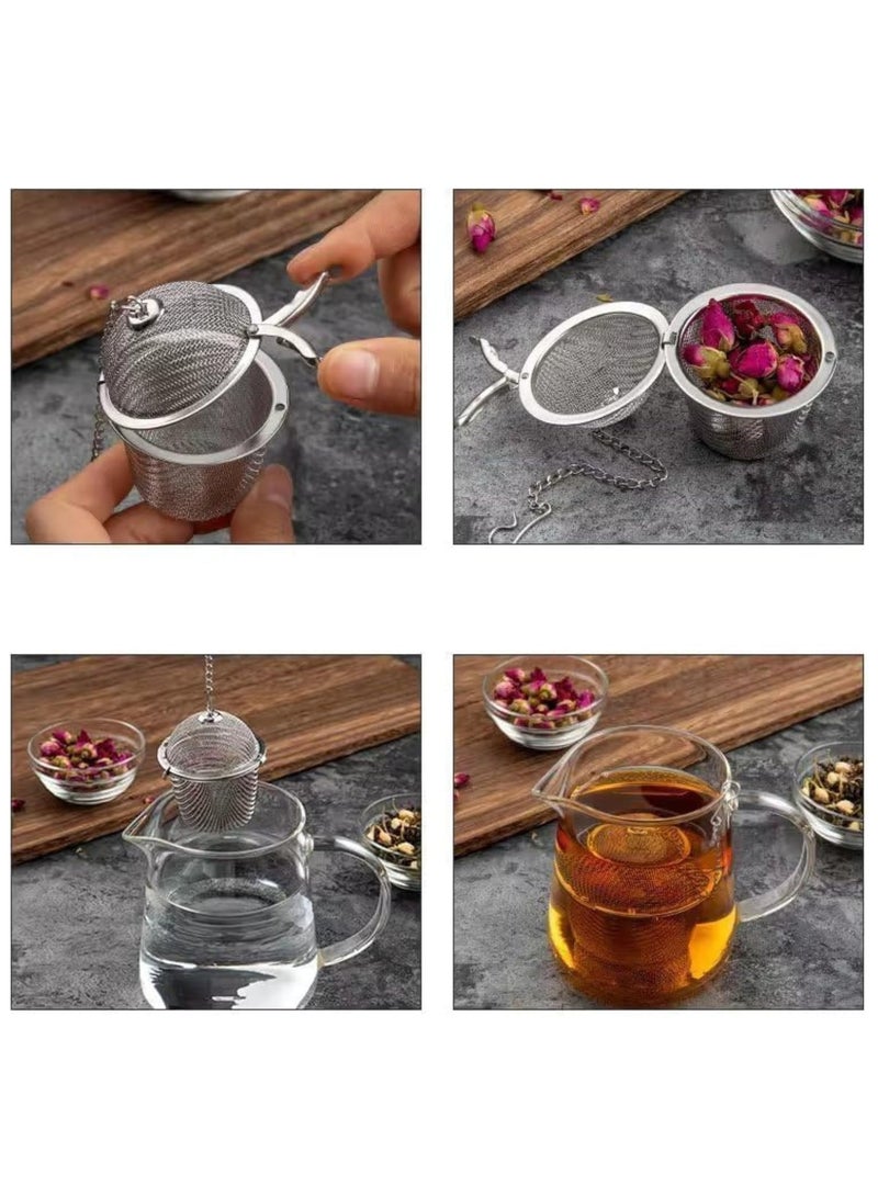 Tea Infuser with Extended Chain & Sturdy Clamp to Lock - Image 4