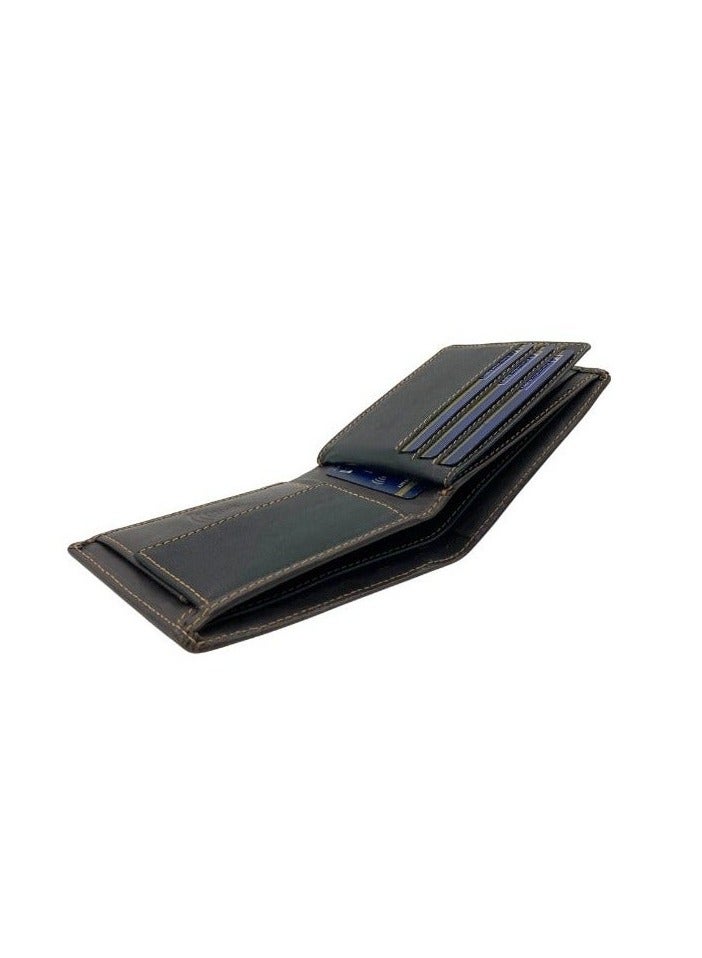 ليفراي محفظة "لافيري" (Laveri) من الجلد الطبيعي بتصميم مميز وحماية RFID - باللونين البني والأسود - Image 5
