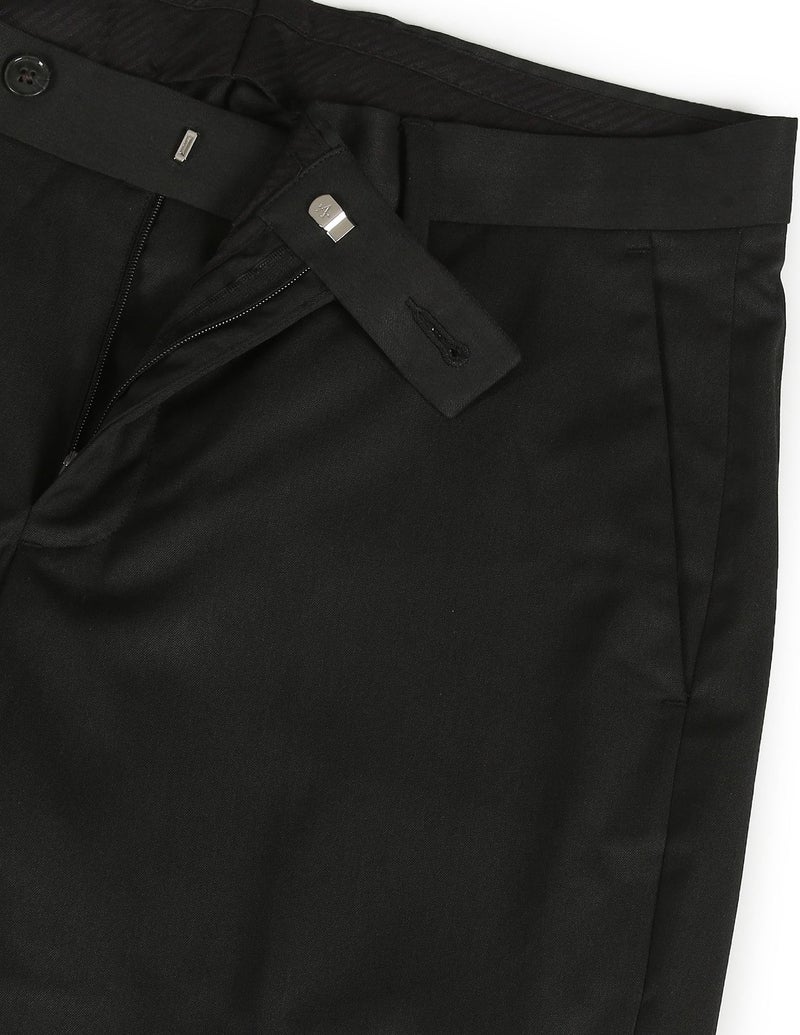 Arrow Men's Solid Tailored Fit Polyester Formal Mid Rise Trouser Medium Grey - Image 3