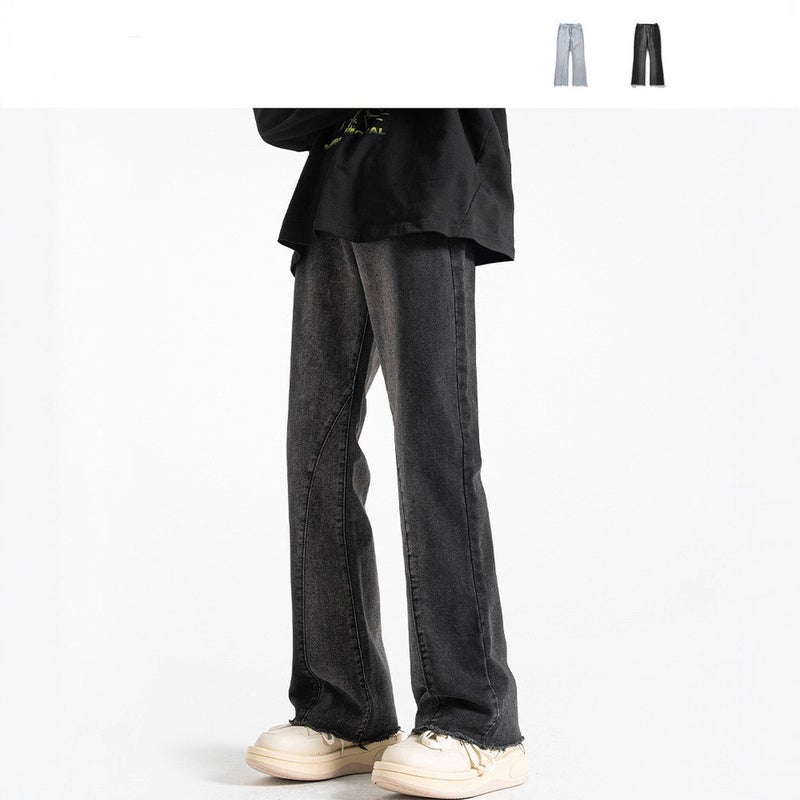 Unisex Classic Denim Jeans Loose Fit Daily Outdoor Wear - Image 2