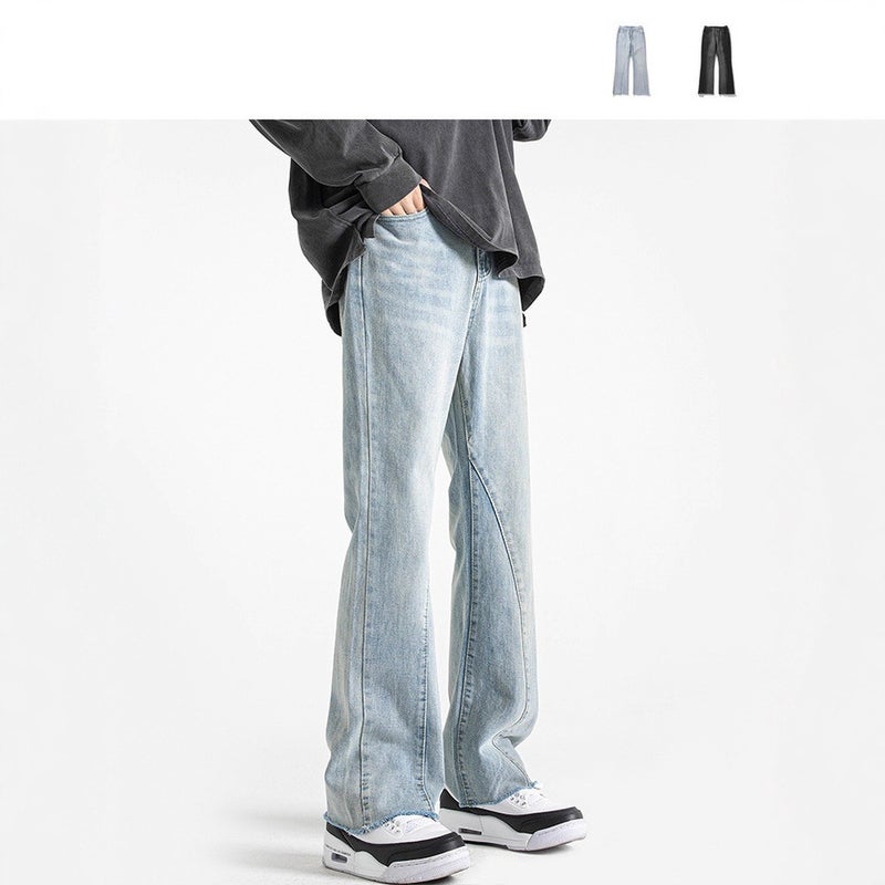 Unisex Classic Denim Jeans Loose Fit Daily Outdoor Wear - Image 5
