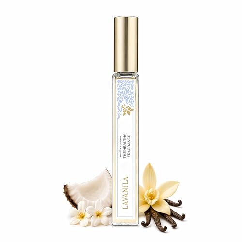 Lavanila Vanilla Coconut Perfume for Women, Travel Size Roller 0.32 Fl Oz â€“ Clean Vanilla Perfume, Long Lasting Womenâ€™s Eau de Parfum with Madagascar Vanilla â€“ Natural Fragrance, Womenâ€™s Fragrances - Image 1