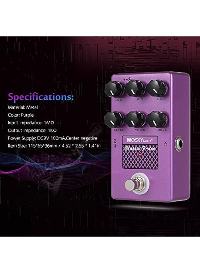 Generic CLASSIC F-DER Speaker Simulator Cabinet Simulator Guitar Effect Pedal Speaker Simulation for Guitar Bass  - Image 2