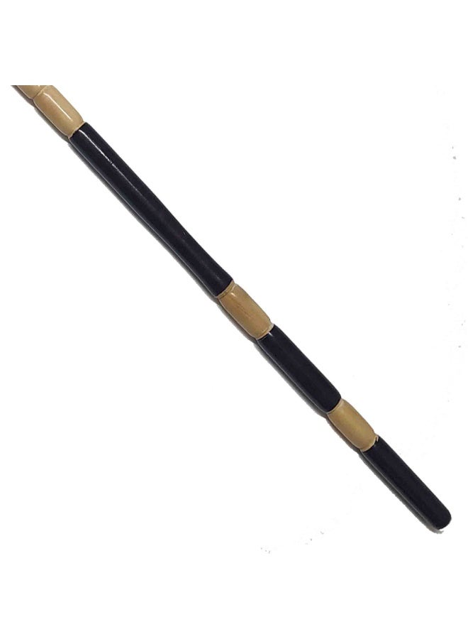 Aswan beech wood cane for men, black and white - Image 3