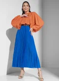 Threadz by Ajooni Pleated Colorblock Dress