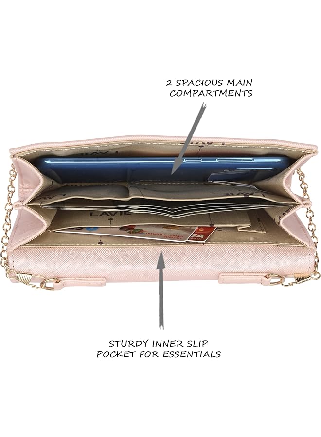 Lavie Women'S Clutch (White Pearl) - Image 5