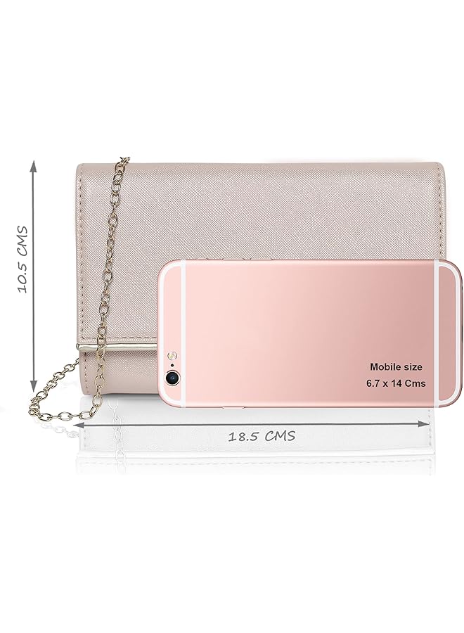 Lavie Women'S Clutch (White Pearl) - Image 4