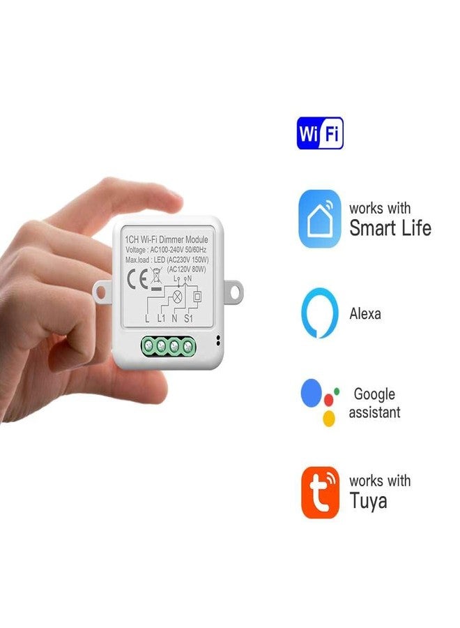 arcnics® - 1 Node Smart WiFi Retrofit Dimmer Module| WiFi Controlled | Works with Smart Life, Alexa, Google | Fits into any Existing Switch Board | DIY Switch Modules - Image 2