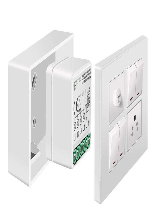 arcnics® - 1 Node Smart WiFi Retrofit Dimmer Module| WiFi Controlled | Works with Smart Life, Alexa, Google | Fits into any Existing Switch Board | DIY Switch Modules - Image 5