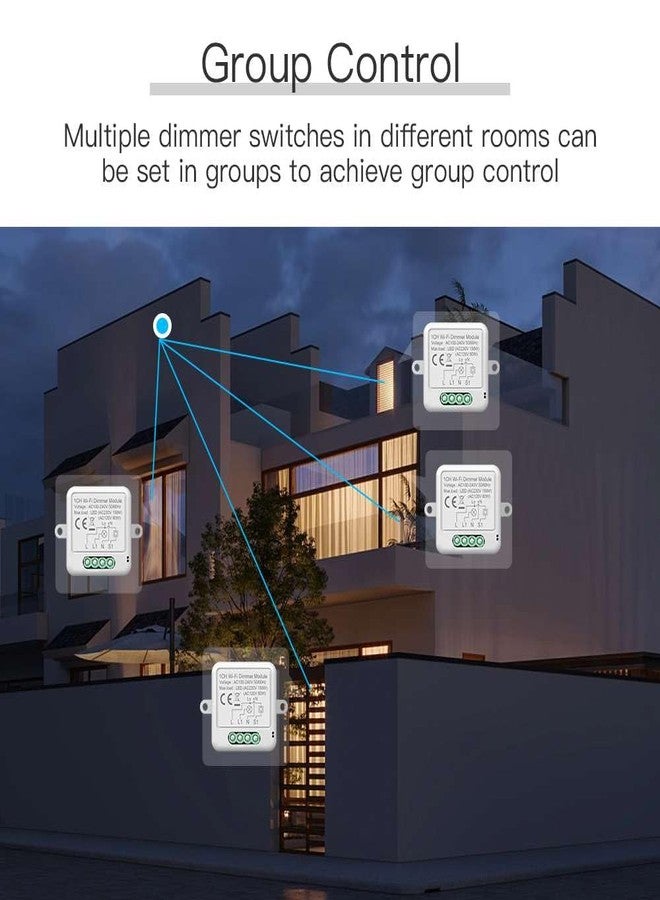 arcnics® - 1 Node Smart WiFi Retrofit Dimmer Module| WiFi Controlled | Works with Smart Life, Alexa, Google | Fits into any Existing Switch Board | DIY Switch Modules - Image 4