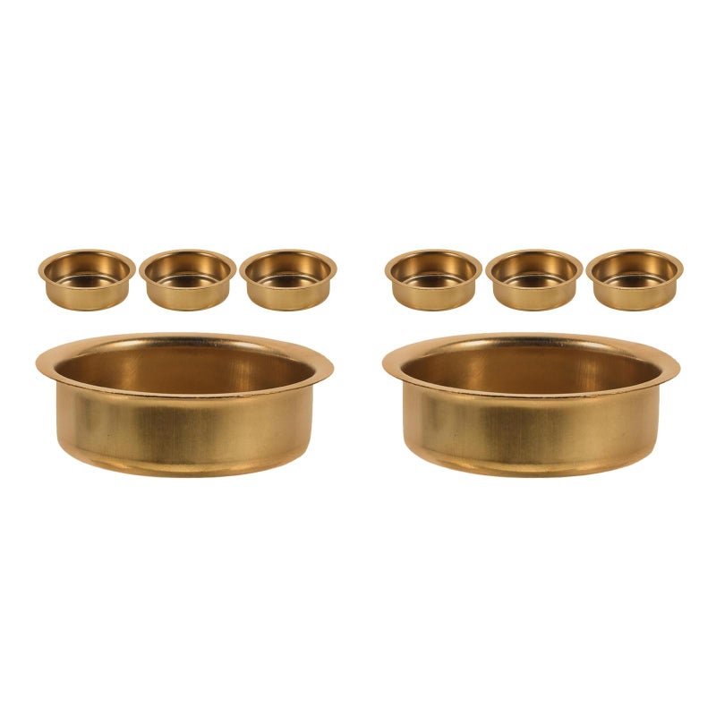 8 pcs Stainless Steel Censer Middle East Metal Charcoal Holder For Home Use Vintage Incense Holder Metal Burner Accessory Tray For Incense Stick Censer Supplies - Image 1