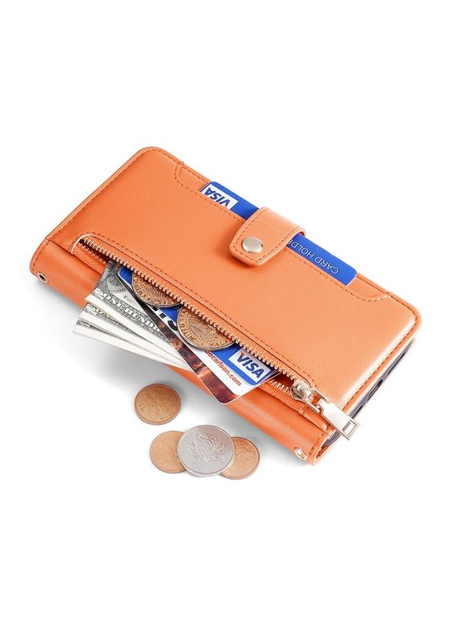 Zaboon Case For Infinix Note 40 Pro 5G Sheep Texture Cross-body Zipper Wallet Leather Phone Case - Image 5