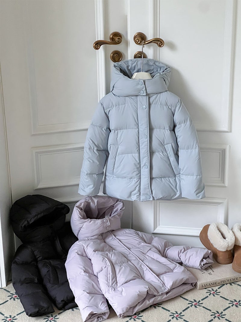 Traceable and Safe to Wear! Children''s New National Standard 90 White Duck down Fashionable Jacket for Boys and Girls, Korean Style Waist-Cinching down Jacket - Image 2
