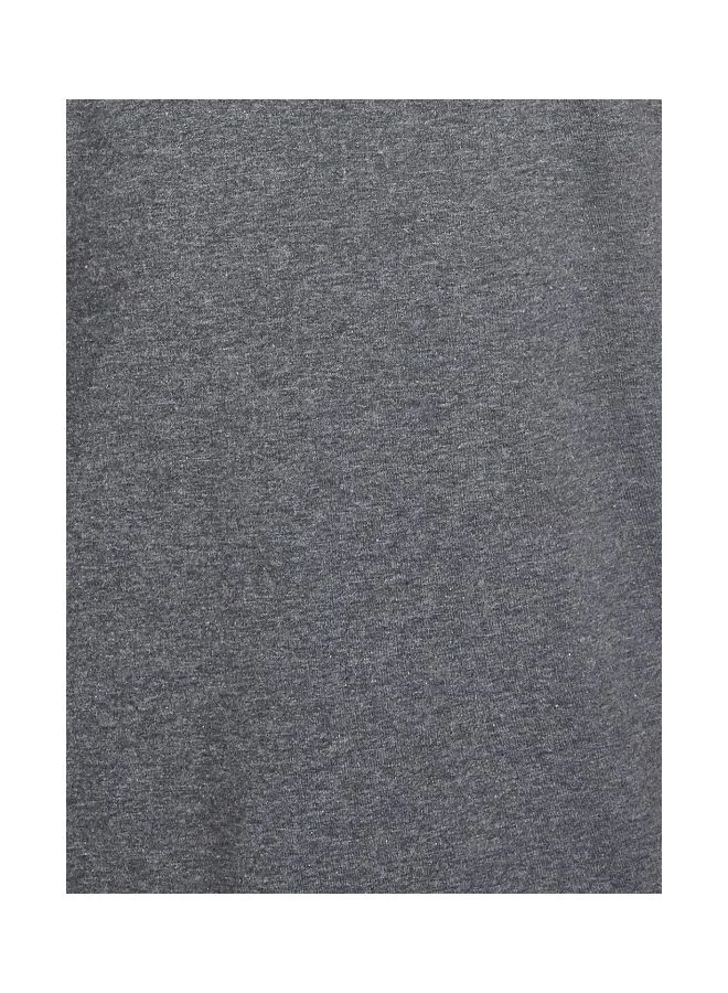 Jockey Charcoal Melange 2714 Men Super Combed Cotton Rich Solid Round Neck Half Sleeve T Shirt for Men | Best Price UAE