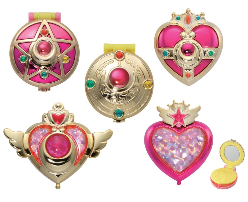 Bandai Gashapon Sailor Moon Transforming Compact Set - Image 1