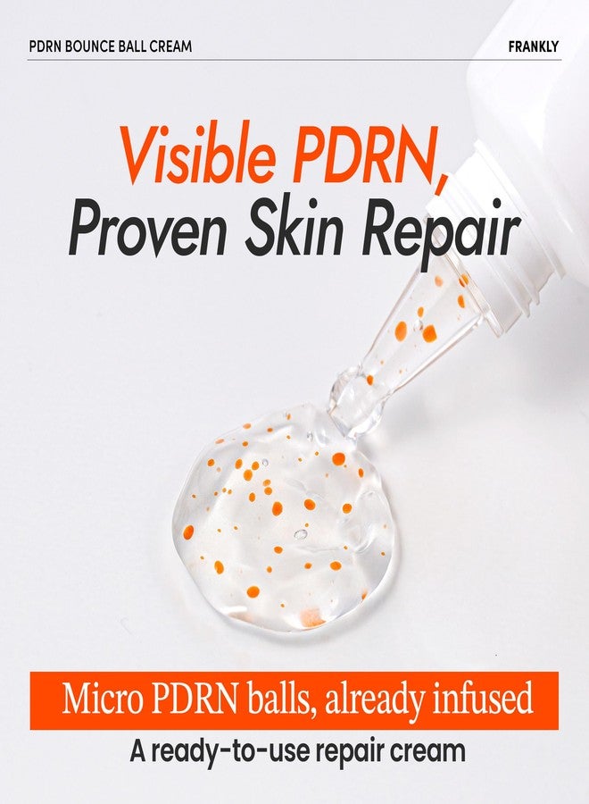 FRANKLY Salmon PDRN Bounce Ball Cream – 99% Pure Salmon DNA Moisturizer for Skin Repair & Glow | Post Microneedling Recovery & Barrier Repair | Lightweight Gel Cream | Korean Skincare | 1.69 fl oz - Image 3