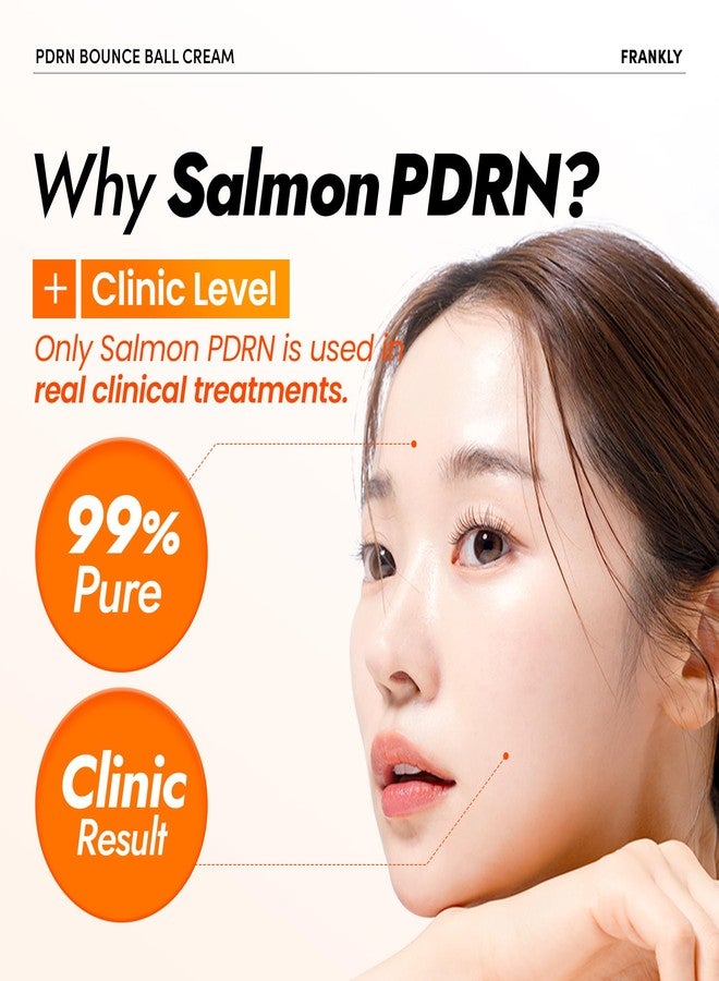 FRANKLY Salmon PDRN Bounce Ball Cream – 99% Pure Salmon DNA Moisturizer for Skin Repair & Glow | Post Microneedling Recovery & Barrier Repair | Lightweight Gel Cream | Korean Skincare | 1.69 fl oz - Image 5