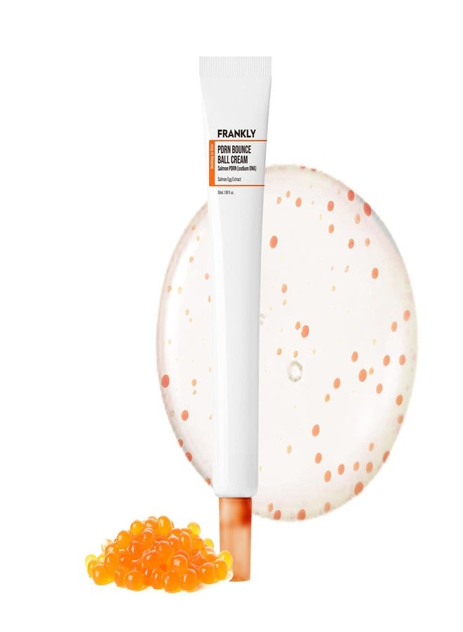 FRANKLY Salmon PDRN Bounce Ball Cream – 99% Pure Salmon DNA Moisturizer for Skin Repair & Glow | Post Microneedling Recovery & Barrier Repair | Lightweight Gel Cream | Korean Skincare | 1.69 fl oz - Image 1