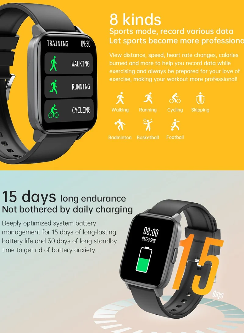 Seventy Five Smart Watch With Health And Fitness Features