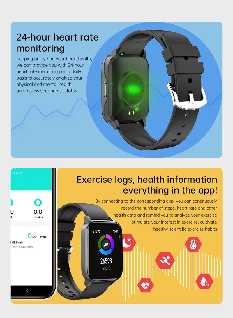 Seventy Five Smart Watch With Health And Fitness Features