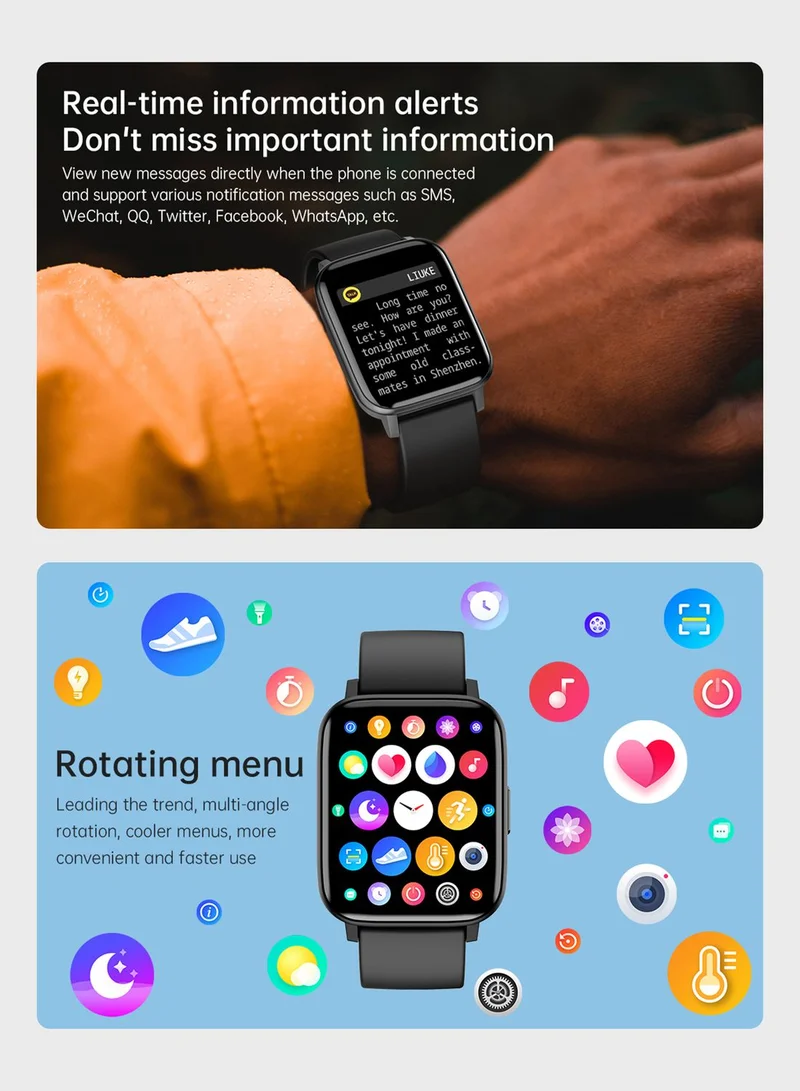 Seventy Five Smart Watch With Health And Fitness Features
