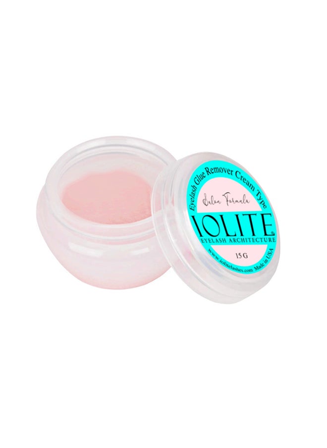 IOLITE - Professional False Eyelash Glue Remover Eyelash Extensions Tool Cream Fragrancy Smell Glue Remover 15g - Image 1