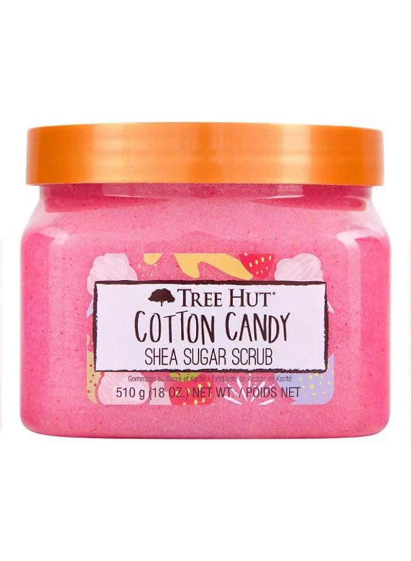 Cotton Candy Shea Sugar Scrub 510g