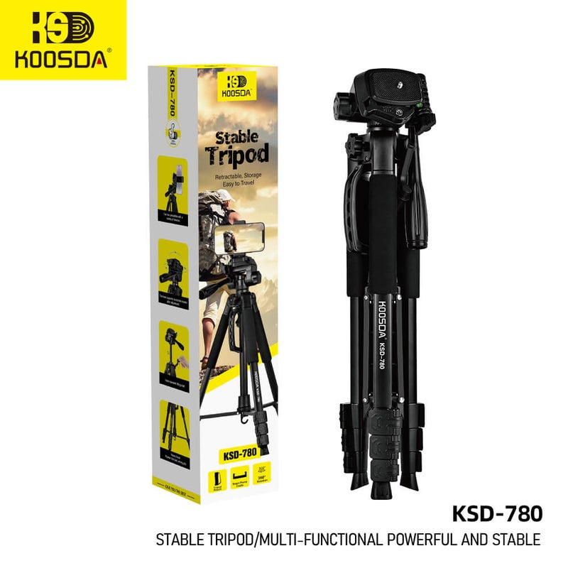 KOOSDA KSD-780 1.5M Heavy-Duty Tripod – Versatile and Reliable Support - Image 4