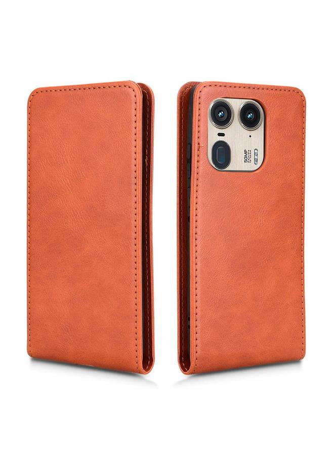 اس-توب جراب لهاتف Motorola Edge 50 Ultra 5G، جراب هاتف جلدي مغناطيسي عمودي قابل للطي - Image 2